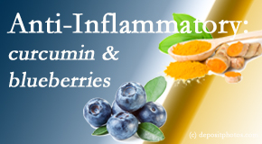 Arctic Chiropractic, Sitka shares recent studies touting the anti-inflammatory benefits of curcumin and blueberries. 