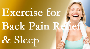 Arctic Chiropractic, Sitka shares new research about the benefit of exercise for back pain relief and sleep. 