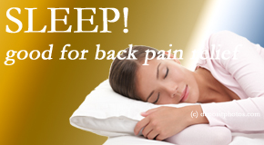 Arctic Chiropractic, Sitka shares research that says good sleep helps keep back pain at bay. 