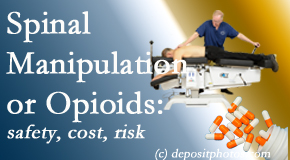 Arctic Chiropractic, Sitka presents new comparison studies of the safety, cost, and effectiveness in reducing the risk of further care of chronic low back pain: opioid vs spinal manipulation treatments.