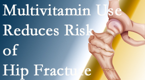 Arctic Chiropractic, Sitka presents new research that shows a reduction in hip fracture by those taking multivitamins.
