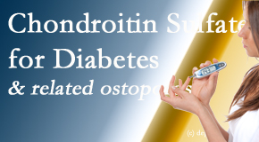 Arctic Chiropractic, Sitka presents new info on the benefits of chondroitin sulfate for diabetes management of its inflammatory and osteoporotic aspects.