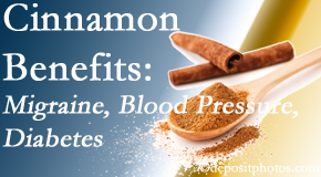 Arctic Chiropractic, Sitka shares research on the benefits of cinnamon for migraine, diabetes and blood pressure.
