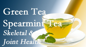 Arctic Chiropractic, Sitka shares the benefits of green tea on skeletal health, a bonus for our Sitka chiropractic patients.
