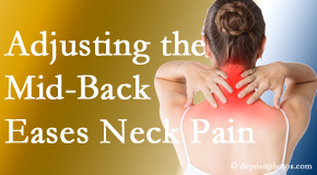 Arctic Chiropractic, Sitka appreciates the whole spine and that treating one section of the spine (thoracic) eases pain in another (cervical)!