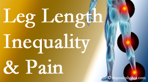 Arctic Chiropractic, Sitka tests for leg length inequality as it is related to back, hip and knee pain issues.