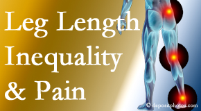 Arctic Chiropractic, Sitka tests for leg length inequality as it is related to back, hip and knee pain issues.