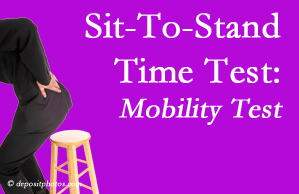 Sitka chiropractic patients are encouraged to check their mobility via the sit-to-stand test…and increase mobility by doing it!
