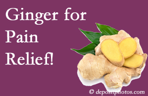Sitka chronic pain and osteoarthritis pain patients will want to investigate ginger for its many varied benefits not least of which is pain reduction. 