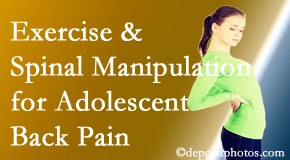 Arctic Chiropractic, Sitka uses Sitka chiropractic and exercise to help back pain in adolescents. 