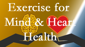 A healthy heart helps maintain a healthy mind, so Arctic Chiropractic, Sitka encourages exercise.