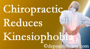 Sitka back pain patients who fear moving may cause pain – kinesiophobia – often get over that fear with chiropractic care at Arctic Chiropractic, Sitka.