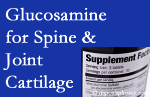 Sitka chiropractic nutritional support urges glucosamine for joint and spine cartilage health and potential regeneration. 