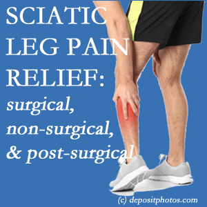 The Sitka chiropractic relieving care of sciatic leg pain works non-surgically and post-surgically for many sufferers.