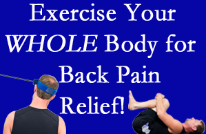 Sitka chiropractic care includes exercise to help enhance back pain relief at Arctic Chiropractic, Sitka.