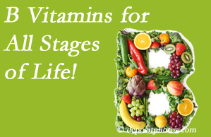Arctic Chiropractic, Sitka suggests a check of your B vitamin status for overall health throughout life.