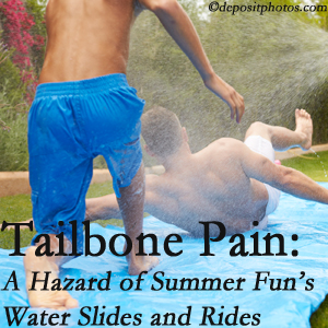 Arctic Chiropractic, Sitka offers chiropractic manipulation to ease tailbone pain after a Sitka water ride or water slide injury to the coccyx.