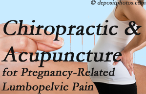 Sitka chiropractic and acupuncture may help pregnancy-related back pain and lumbopelvic pain.