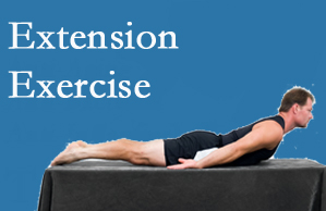 Arctic Chiropractic, Sitka recommends extensor strengthening exercises when back pain patients are ready for them.