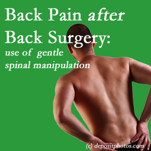 image of a Sitka spinal manipulation for back pain after back surgery