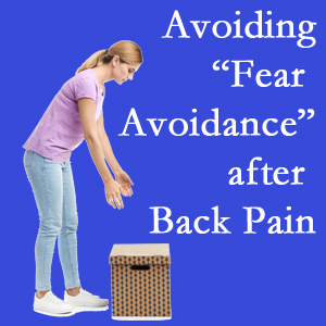 Sitka chiropractic care encourages back pain patients to resist the urge to avoid normal spine motion once they are through their pain.